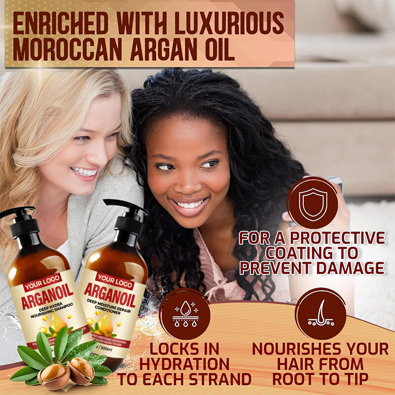 GreenLem ARGANOIL DEEP HYDRA NOURISHING SHAMPOO Set(pic1)