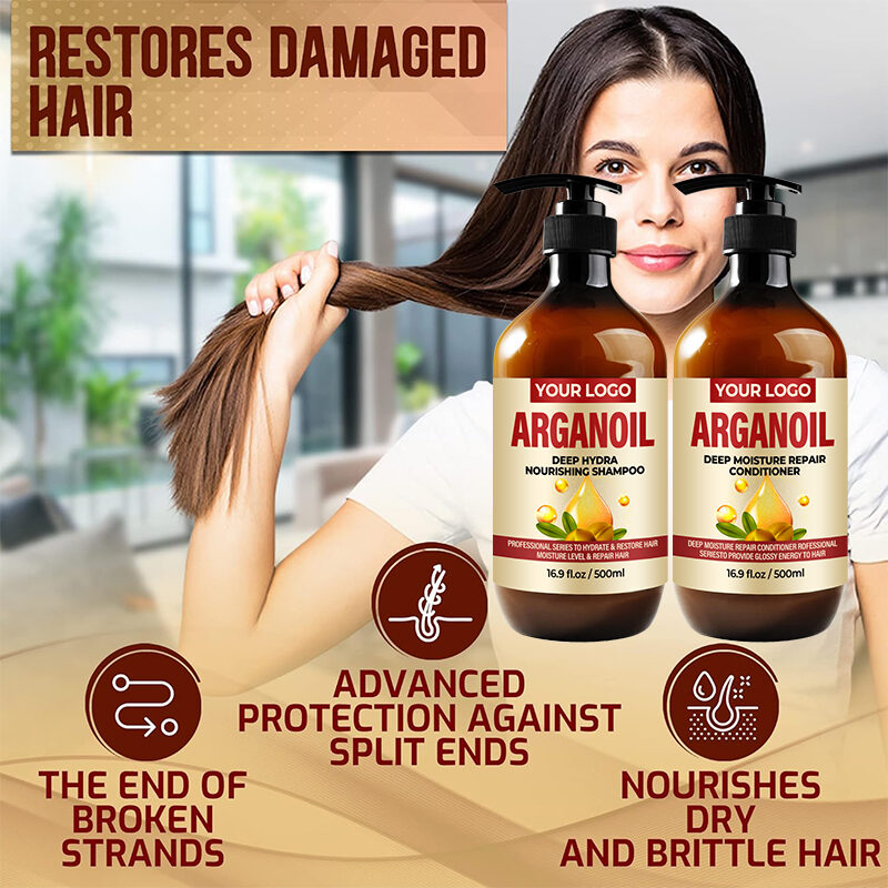 GreenLem ARGANOIL DEEP HYDRA NOURISHING SHAMPOO Set(pic5)