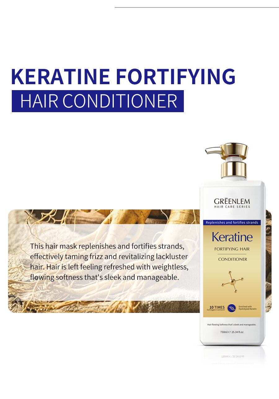 GreenLem Keratin Hair Care Set Gel Smoothing Nourishing Frizz Control Lightening Refreshing Brightening Organic Professional(pic4)