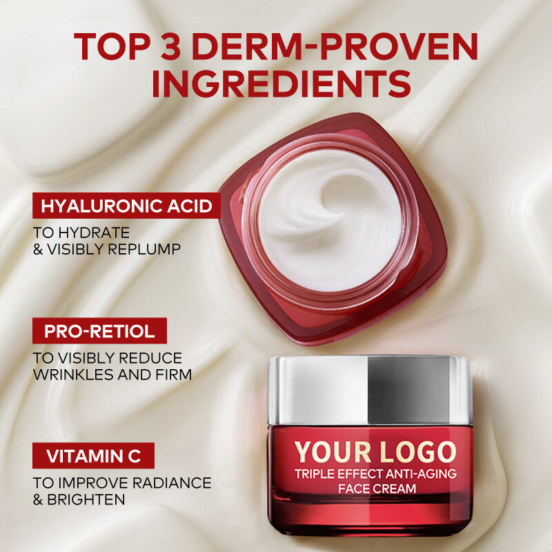3 Power Age Repair Moisturizer for Reduce Wrinkles and Fine Lines Firming Brighten Skin Even Tone(pic2)