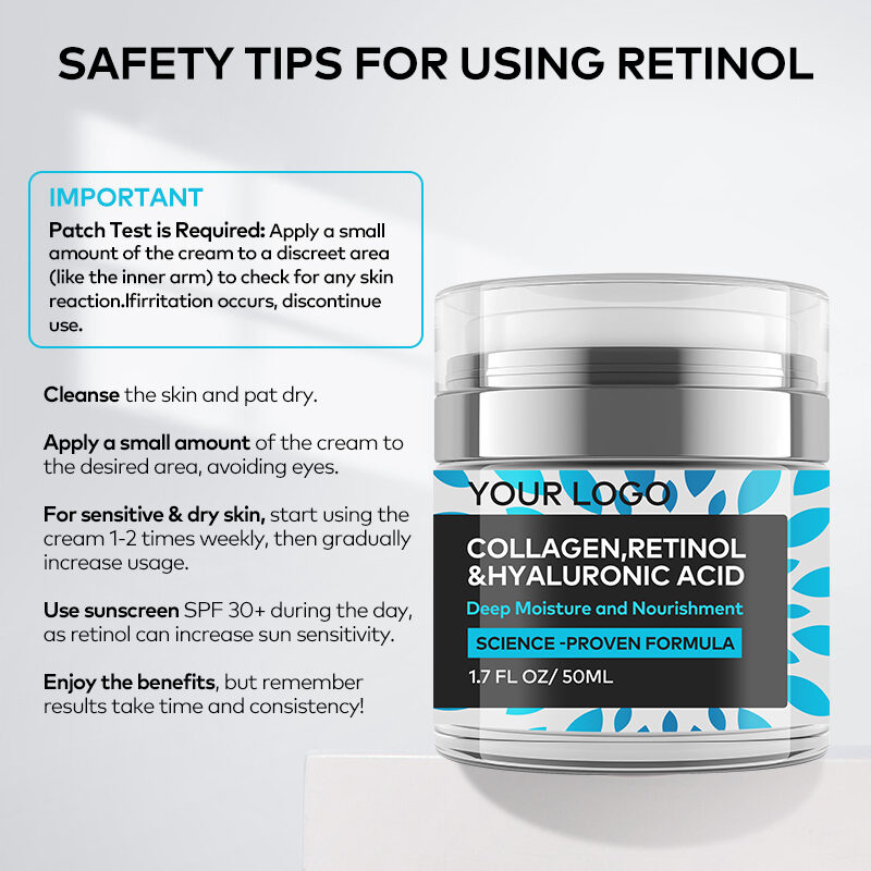 Customized Korean Beauty Retinol Hyaluronic Acid Collagen Firming Skin Cream to Prevent Fine Lines for Glowing Skin(pic5)