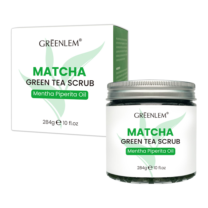 Popular Mint Matcha Green Tea Scrub Refr