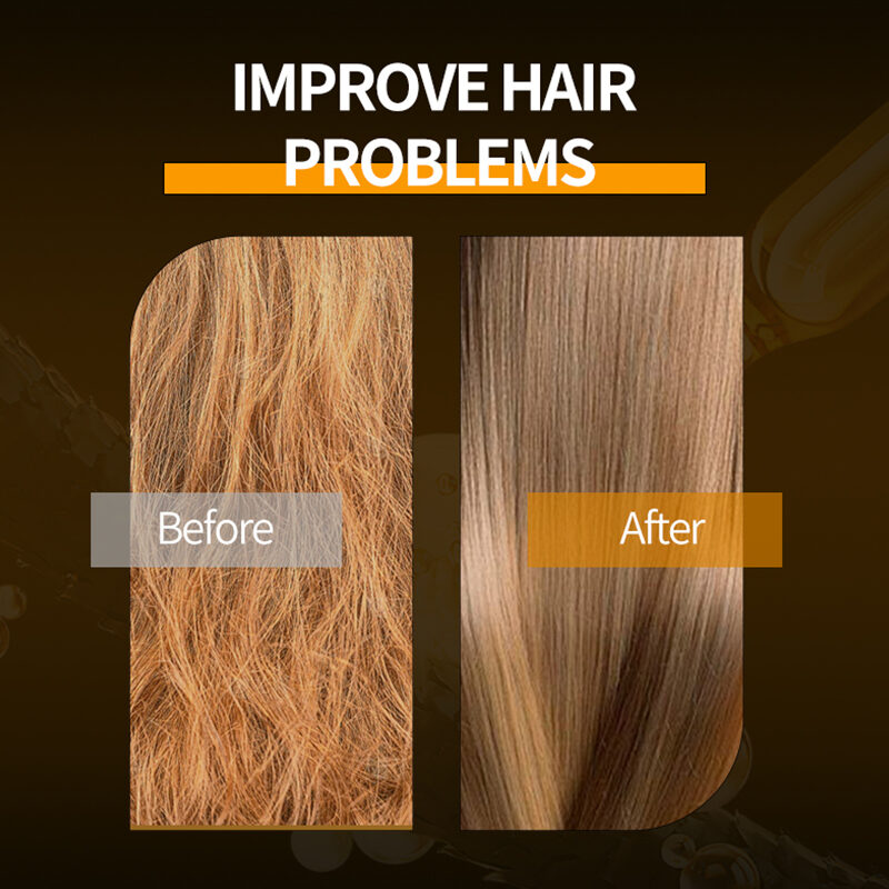 GreenLem Nourishing Anti-Frizz Moisturizing Smoothing Repairing UV Protection Lightening Cream Golden Caviar for Curly Hair(pic2)