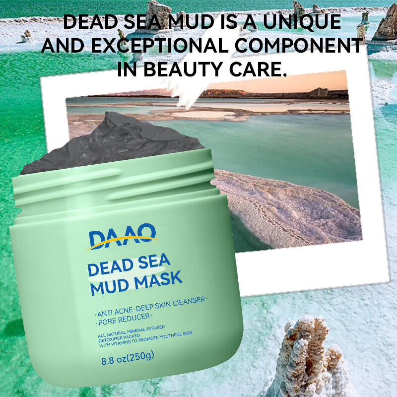 Private Label 100% Natural Mineral Mud Sheet Face Clay Dead Sea Mud Sheet for Face & Body(pic5)