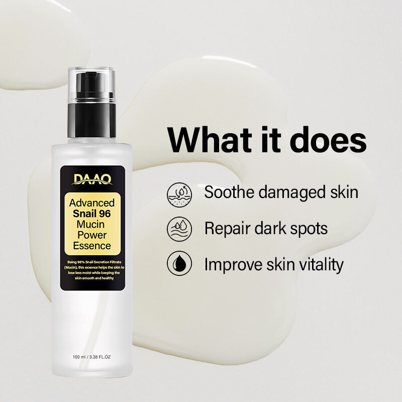 Korean Snail Mucin Essence Serum for Face Repairing Hydrating and Brightening Skin Care Wholesale(pic5)