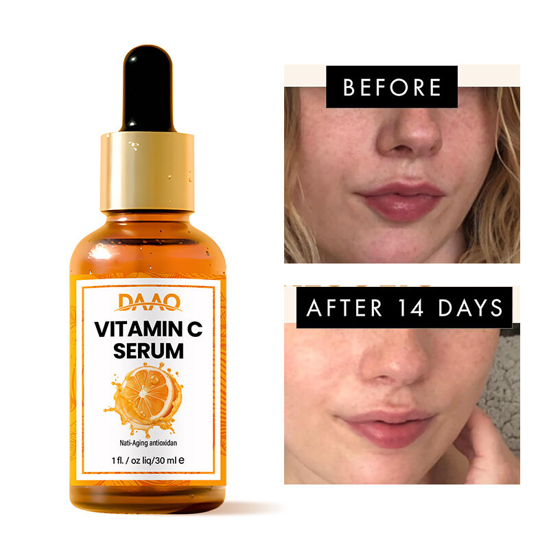 Wholesale Age Repair Essence Dark Spot Removal Brightening Vitamin C Serum With Hyaluronic Acid(pic3)