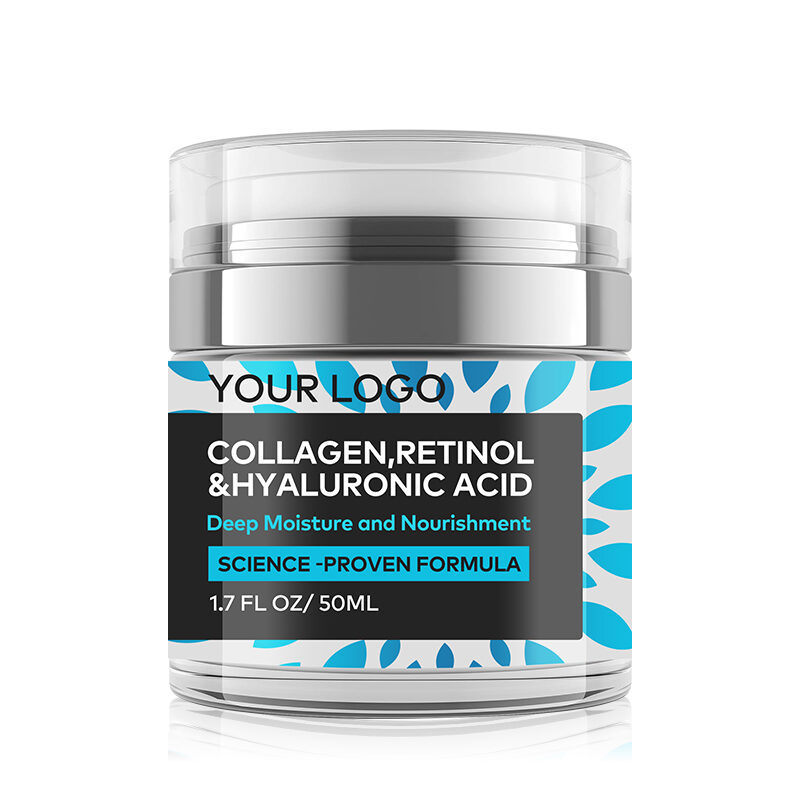 Customized Korean Beauty Retinol Hyaluronic Acid Collagen Firming Skin Cream to Prevent Fine Lines for Glowing Skin(pic1) Customized Korean Beauty Retinol Hyaluronic Acid Collagen Firming Skin Cream to Prevent Fine Lines for Glowing Skin(pic1)