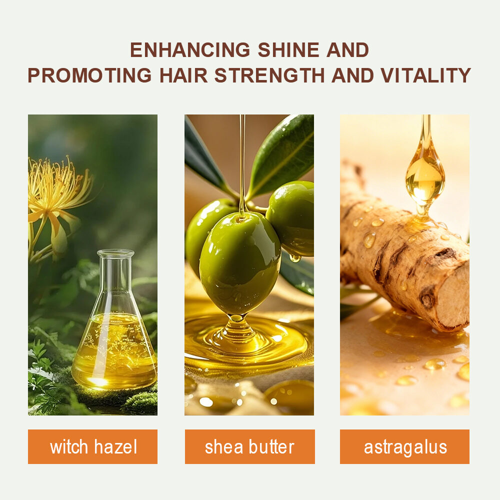 GreenLem Shea Butter Cream Herbal Hair Growth & Guatemala Thick Strong Natural Dry Hair Conditioner Curly Hair(pic3)
