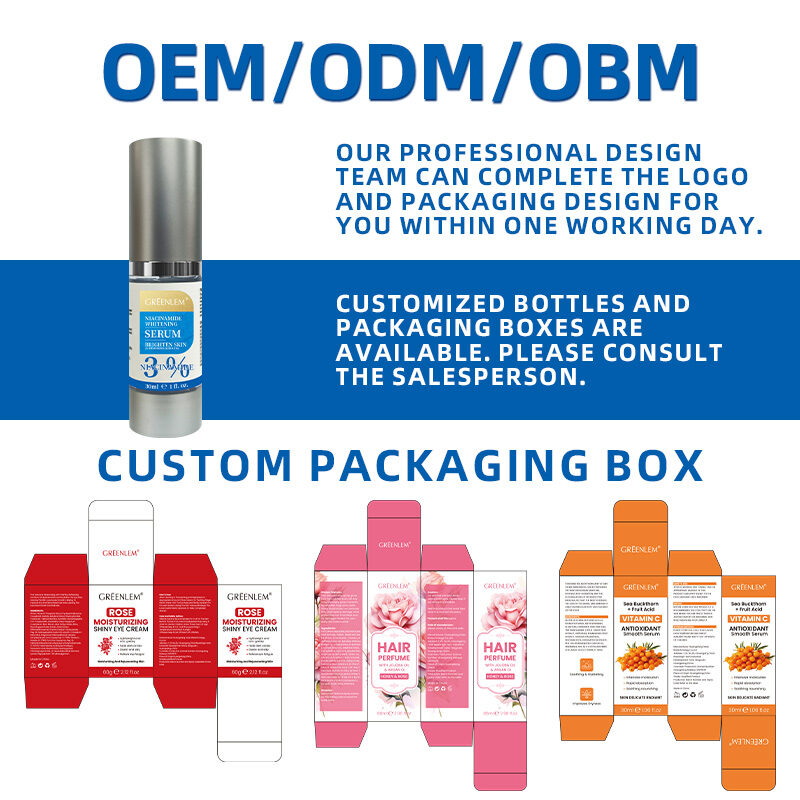 OEM/ODM Whitening Brightening Serum for Face, Niacinamide & Vitamin C Essence, Fade Dark Spots & Even Skin Tone(pic3) OEM/ODM Whitening Brightening Serum for Face, Niacinamide & Vitamin C Essence, Fade Dark Spots & Even Skin Tone(pic3)