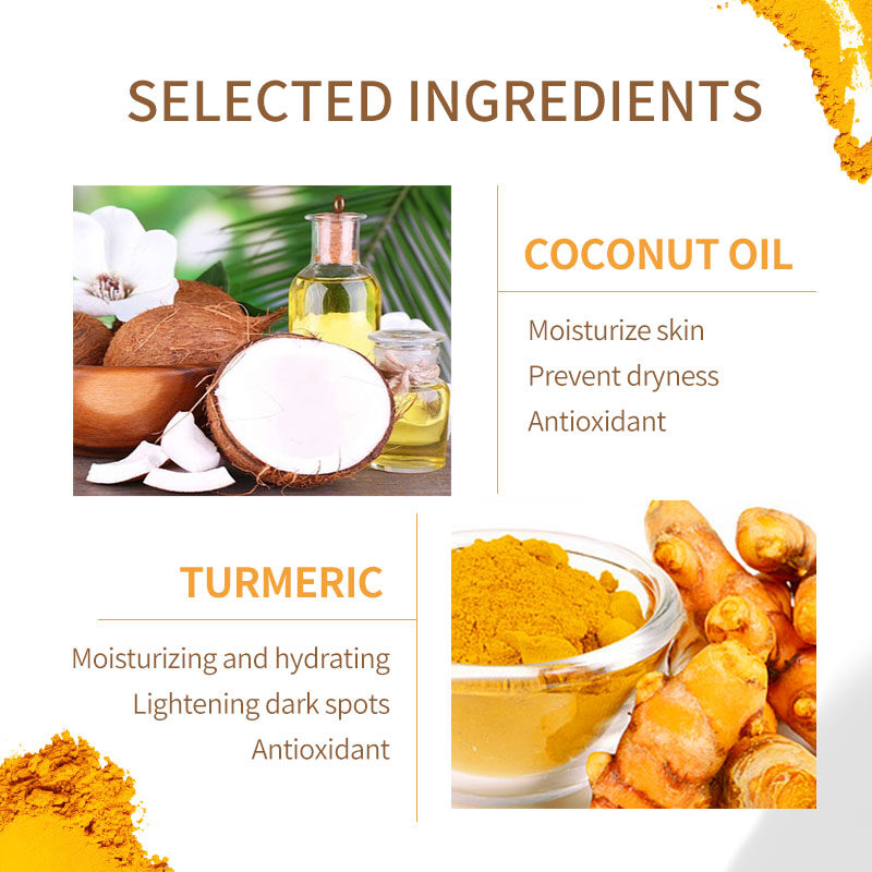 GreenLem 2026 New Arrival Turmeric Facial Cleanser Foam Cleansing Brush Deep Cleansing Moisturizing Oil Control(pic3)