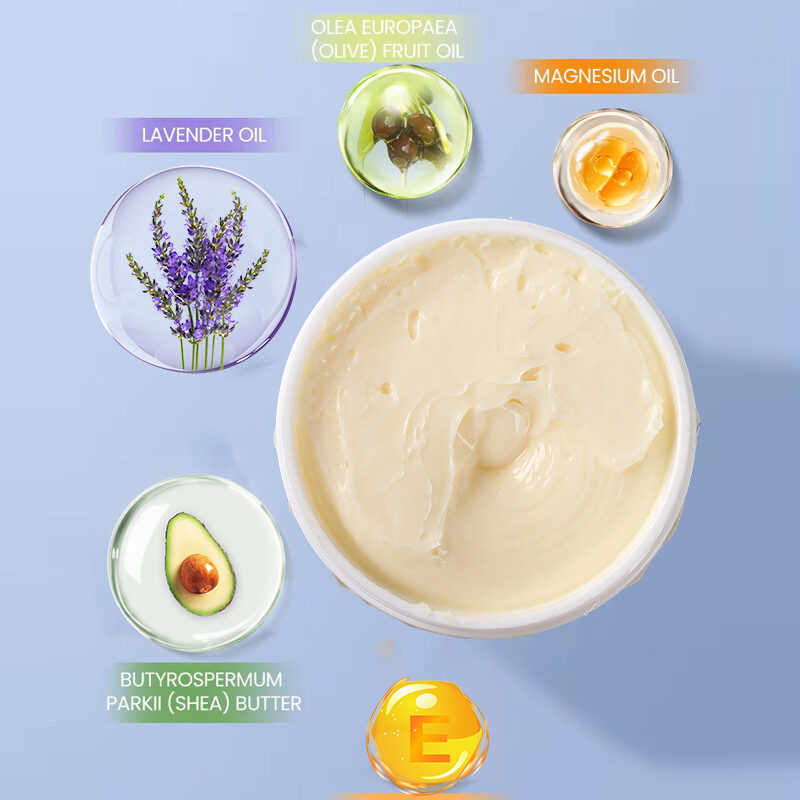 Organic Good Night Sleep Cream Pure Zechstein Magnesium Supports Sleep Heart Bone Muscle Health Lavender Oil for Body(pic3) Organic Good Night Sleep Cream Pure Zechstein Magnesium Supports Sleep Heart Bone Muscle Health Lavender Oil for Body(pic3)