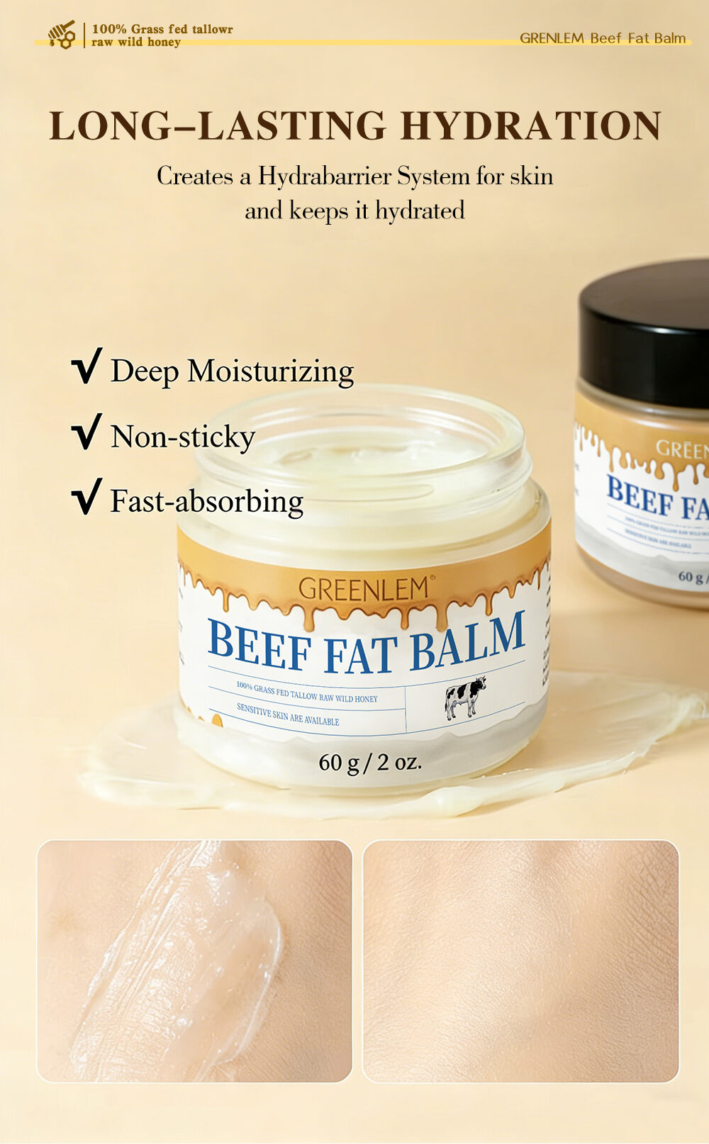 GreenlemTALLOW STICK BEEF FAT BALM(pic4) GreenlemTALLOW STICK BEEF FAT BALM(pic4)