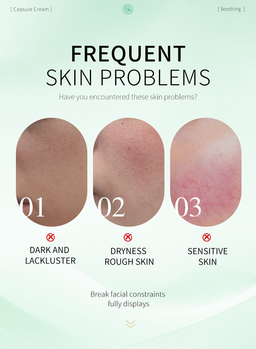 OEM Matcha Capsule Cream Face Moisturizer Age Defying Antioxidant for All Skin Types Hydrating Firming Brightening(pic2)