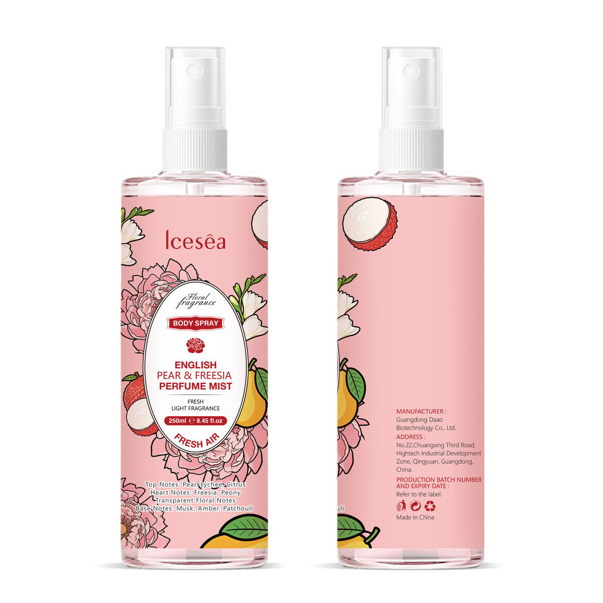 Portable Long Lasting Body Mis