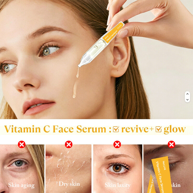 Vitamin C & Hyaluronic Acid Face Serum with Glycerin Liquid Formula for Firming Skin(pic3)