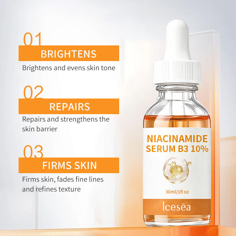 ICESEA 10% Niacinamide B3 Facial Serum | Brightening & Firming Essence with Vitamin C & Snail Collagen for Even, Glowing Skin(pic3)