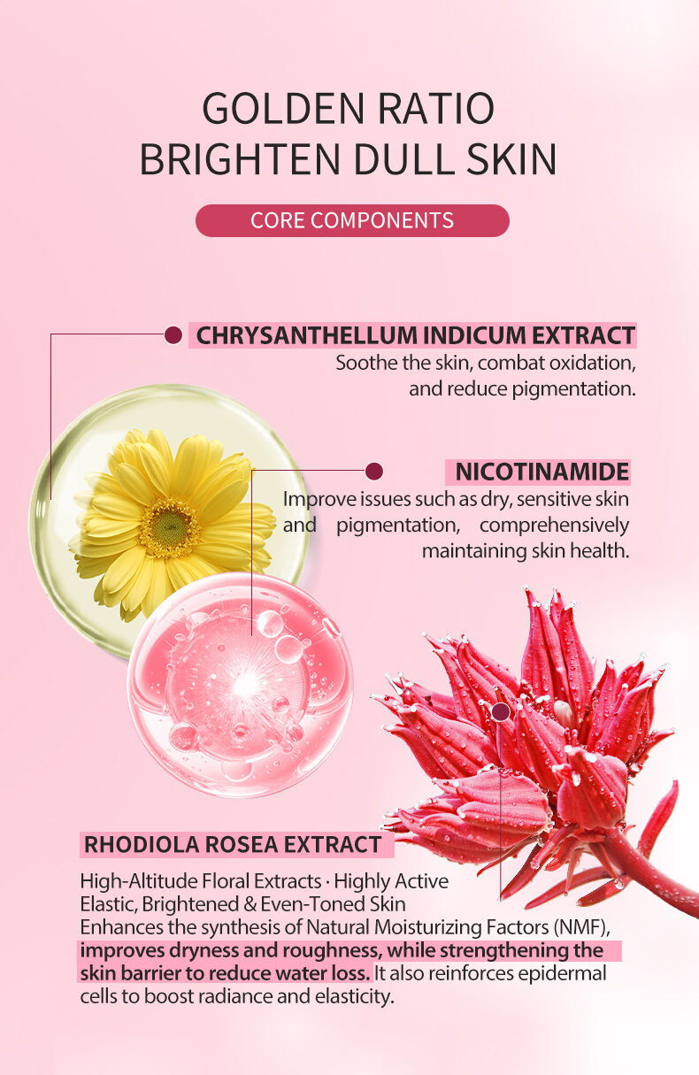 Icesea Rhodiola Rosea Moisturizing and Whitening Cream - Reduces Dark Spots(pic3)
