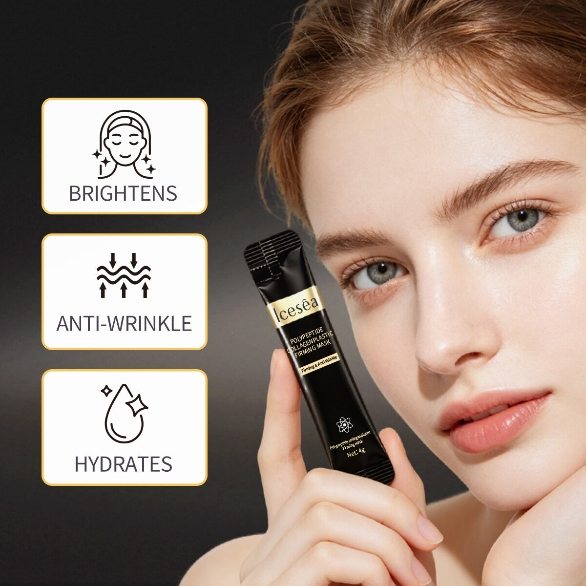 OEM Private Label Peptide Collagen Firming Face Mask | Wholesale Custom Skincare Manufacturer(pic3)