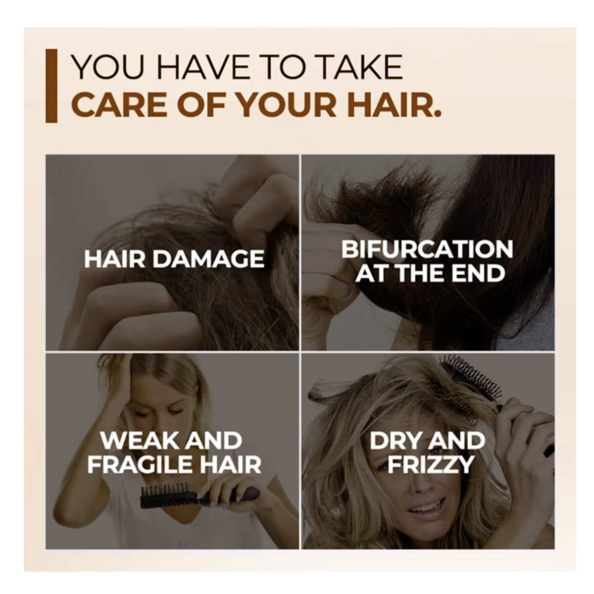 OEM Daily Use Keratin Dual Effect Hair Repair Deep Conditioning Smooth Moisturizing Anti-Frizz Hair Care Cream with Jojoba Oil(pic2)
