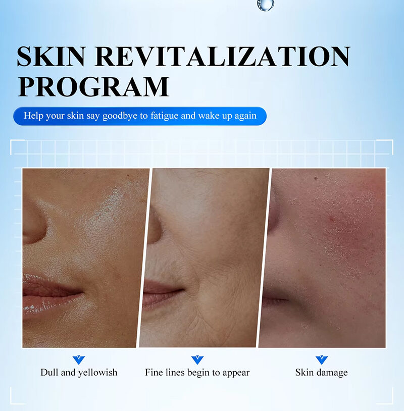 Icesea GHK-Cu Vial Peptide Serum with Stem Cell 30ml OEM Anti-Aging Pore Shrinking Moisturizing Repairing for Face(pic2)